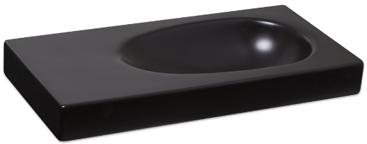 Smanni Bunda Tezgah Üstü Lavabo Mat Siyah 1050-202
